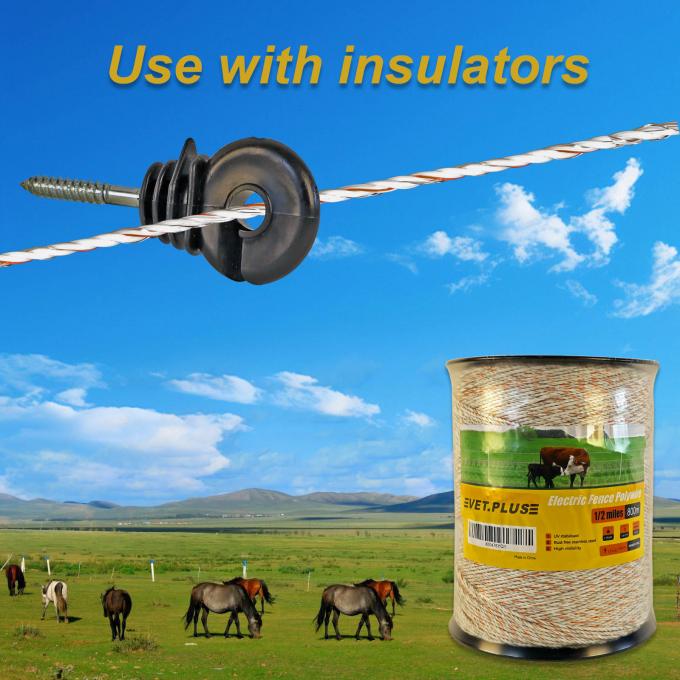 Electric Fence Wire with 9 Strands Stainless Steel Conductors for ...