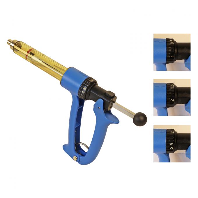 25ML Semi-Automatic Livestock Syringe Adjustable Continuous Repeating ...