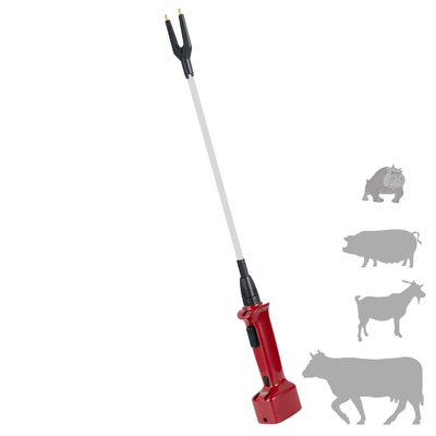 Rechargeable Livestock Hogs Dog Electric Hot Shot Cattle Prod With Flexible Shaft