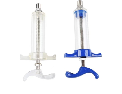 10ml 20ml 30ml 50ml Automatic Injection Veterinary Plastic Steel Syringe for Cattle Sheep Pig