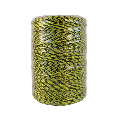 Portable Electric Fence Polywire, Electric Fence Wire with 9 Strands Stainless Steel Conductors for Reliable Conductivity, UV Rust Resistant