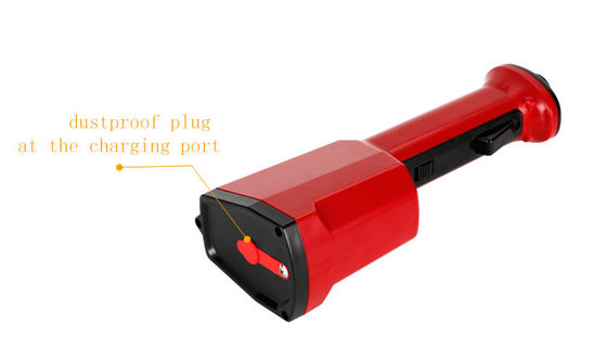 Plastic Red Rechargeable Cattle Prods IP67 Electric Cow Prodder Long Lasting Battery