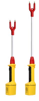 IP45 Electric Cattle Hot Stick Yellow 6V Non Rechargeable With 109cm Shaft