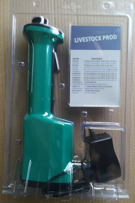 Green Electric Livestock Prod Dustproof 33cm 3.6V Compact Cattle Prod