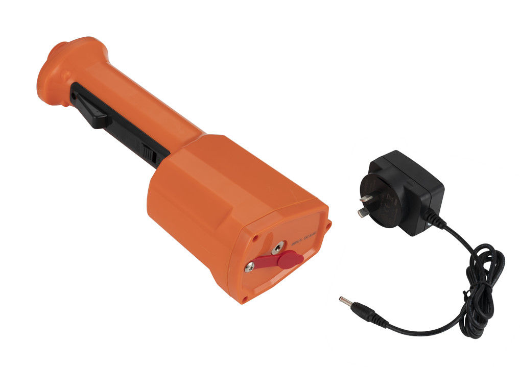 5.5W Electric Cattle Prodder Pig Prod Rechargeable ABS Orange