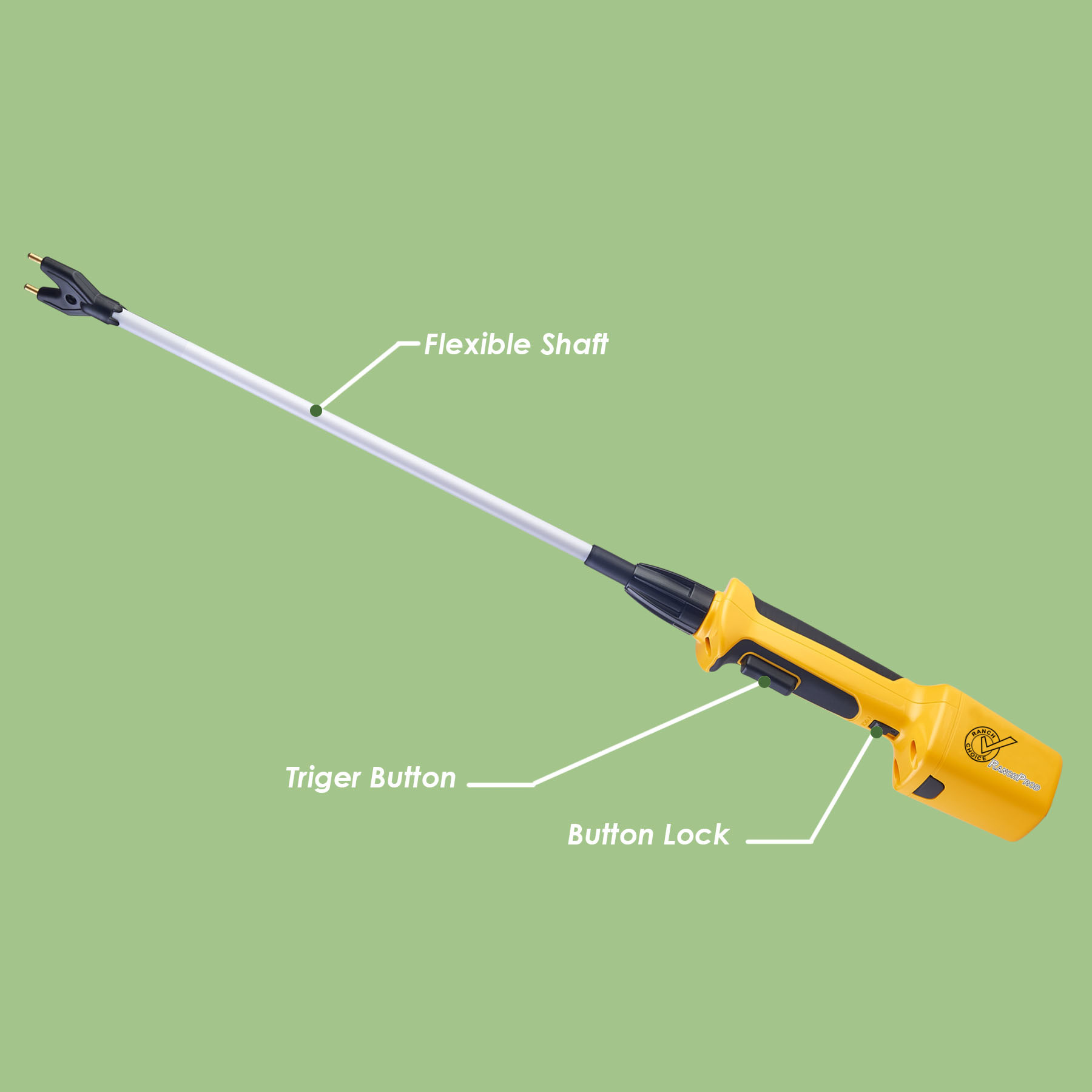 RANCH CHOICE Rechargeable Livestock Prod Electric Cattle Prod For Cow RANCH CHOICE Rechargeable Livestock Prod Electric Cattle Prod For Cow