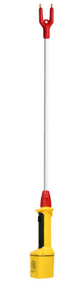 Yellow Adjustable High Voltage Cattle Prod 109cm Shaft 3000mAh